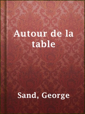 Autour de la table - ebook
